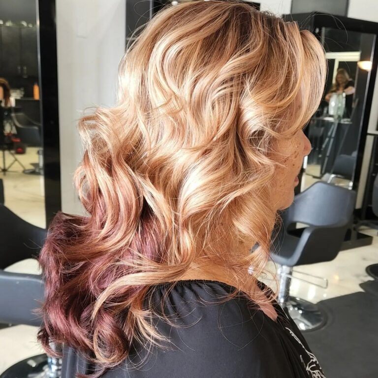 Stunning Red And Blonde Highlights For A Bold Look Hood Mwr