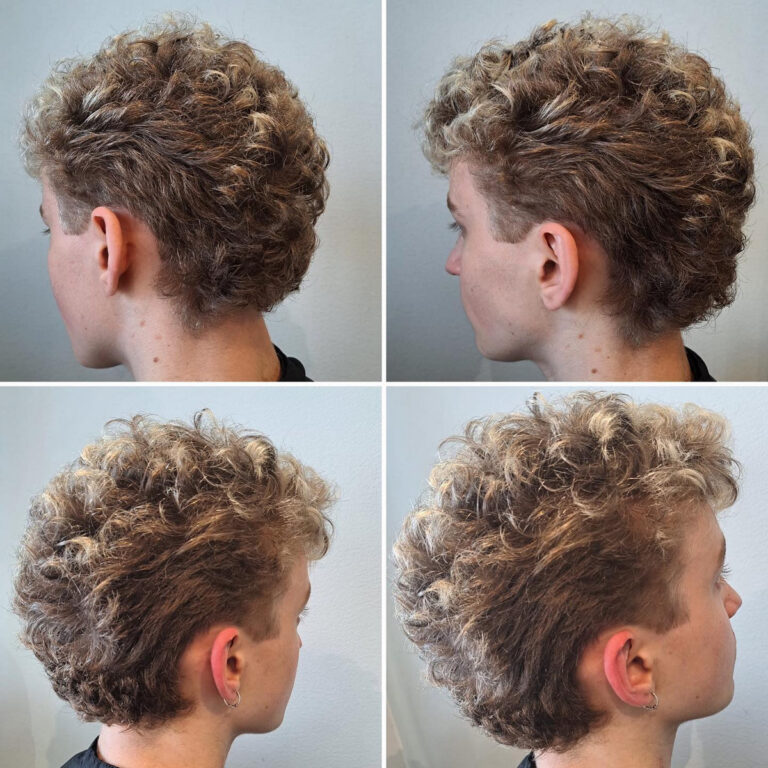 Modern Men S Curly Mullet Hairstyles In Hood Mwr