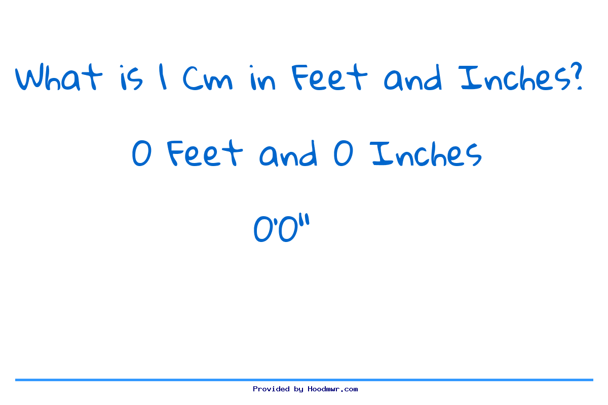 what-is-1-cm-in-feet-and-inches