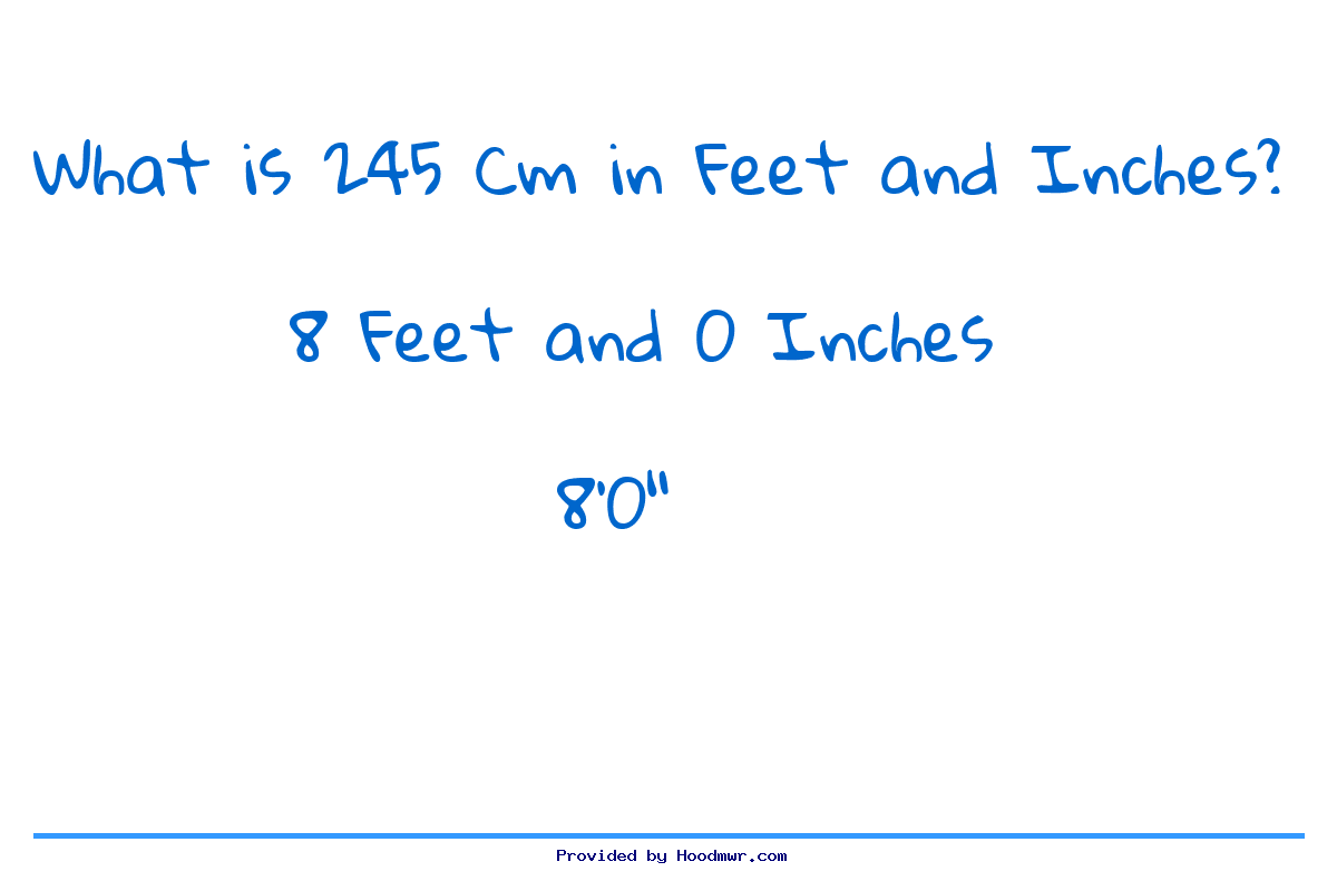 what-is-245-cm-in-feet-and-inches