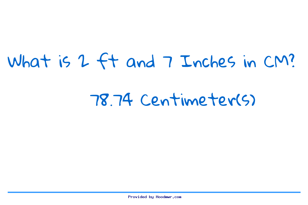 7 feet 2 inches in outlet meters