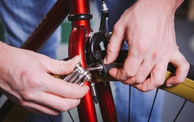 changing bicycle brake pads