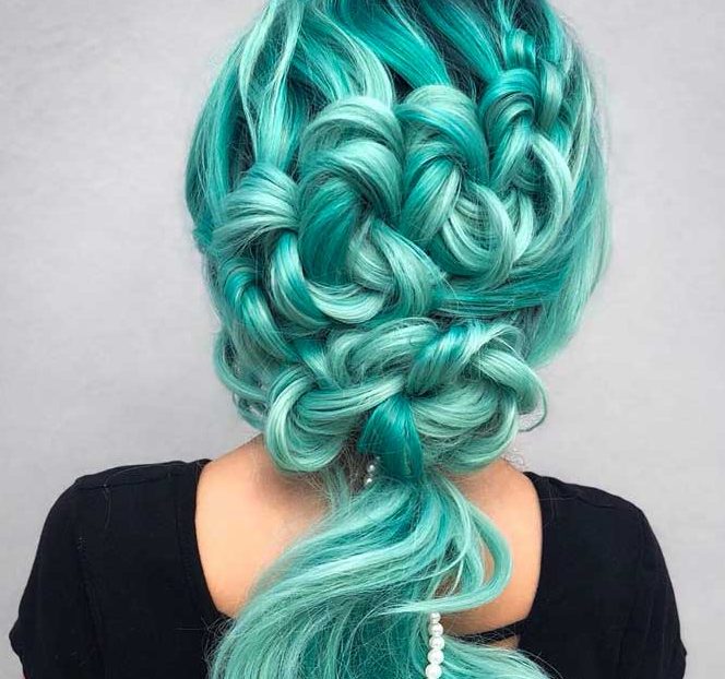 Ombre French Braided