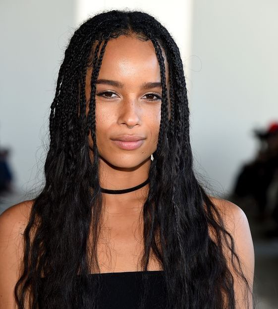 8 Classic Braids Hairstyle Of Zoe Kravitz - Hood MWR