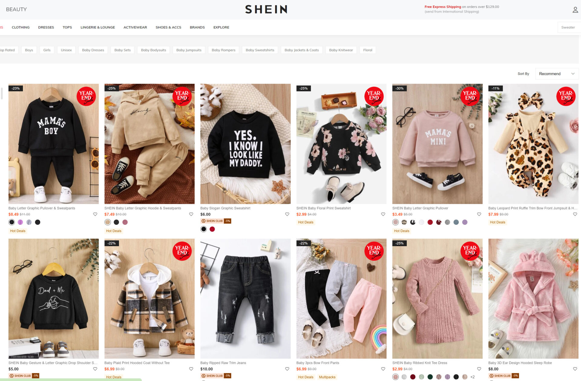 Shein Kids Size Charts Clothes, Shirts, Pants, Shoes Conversion Hood MWR