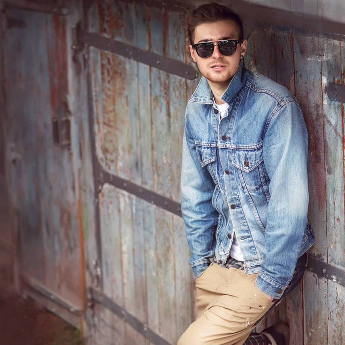 What to Wear with Denim Jacket: 38 Men Outfit Ideas - Hood MWR