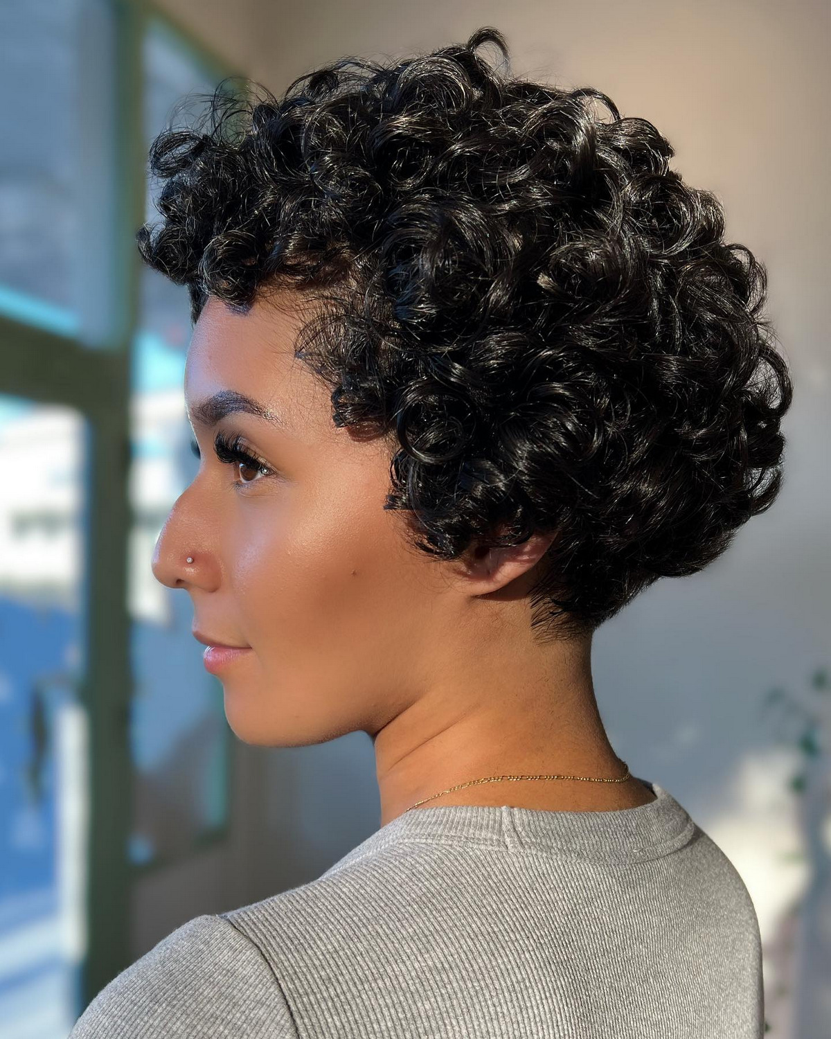 short curly punk hairstyles