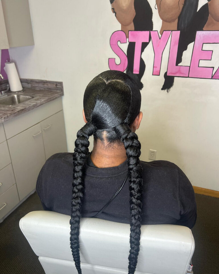 35 Two French Braids Styles For Black Women in 2023 - Hood MWR