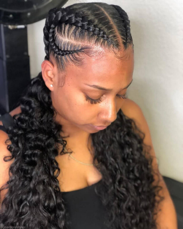 35 Two French Braids Styles For Black Women in 2023 - Hood MWR