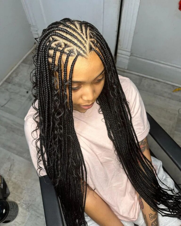 45 Bohemian Box Braids to Embrace the Boho Beauty Vibe! - Hood MWR