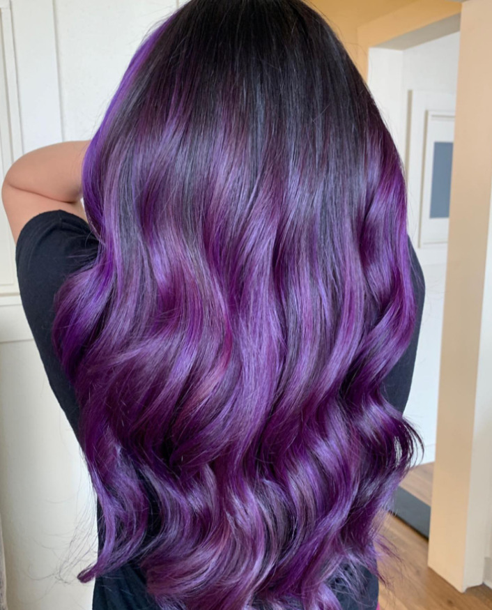 What Does Purple Hair Look Like When It Fades? - Hood MWR